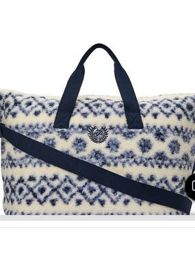 PINK COZY PLUSH WEEKENDER BAG Cyber Monday NEW By Victoria's Secret Tote